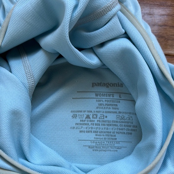 Patagonia Blue Relaxed Long Sleeve Hoodie - Picture 2 of 2